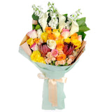 Premium Rose and Lily Hand Bouquet