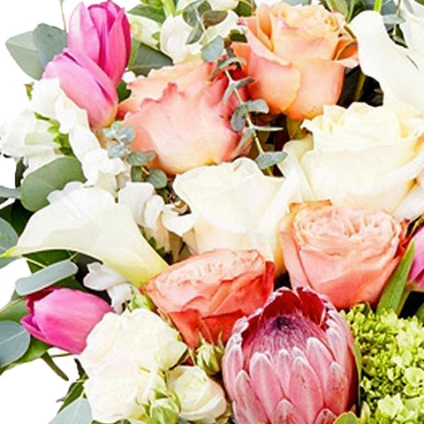 Blooming Rose Assortment Vase