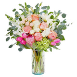 Blooming Rose Assortment Vase