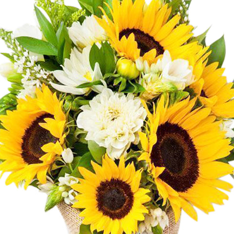 Cheerful Yellow Hand Bouquet