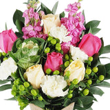 Charming Rose and Carnation Hand Bouquet