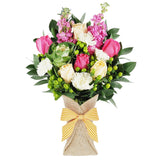 Charming Rose and Carnation Hand Bouquet