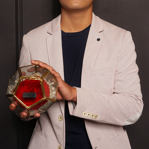 Crystal Florarium - Classy Pink