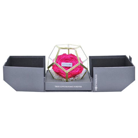 Crystal Florarium - Classy Pink